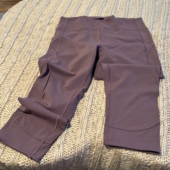 Lululemon Pants - Lululemon In Movement crop Everlux 22” legging woman’s size 12 light purple